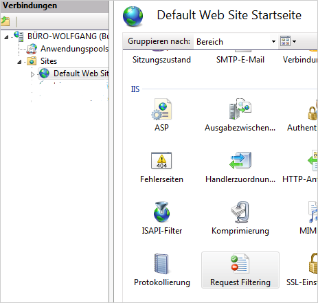 - iis request filtering